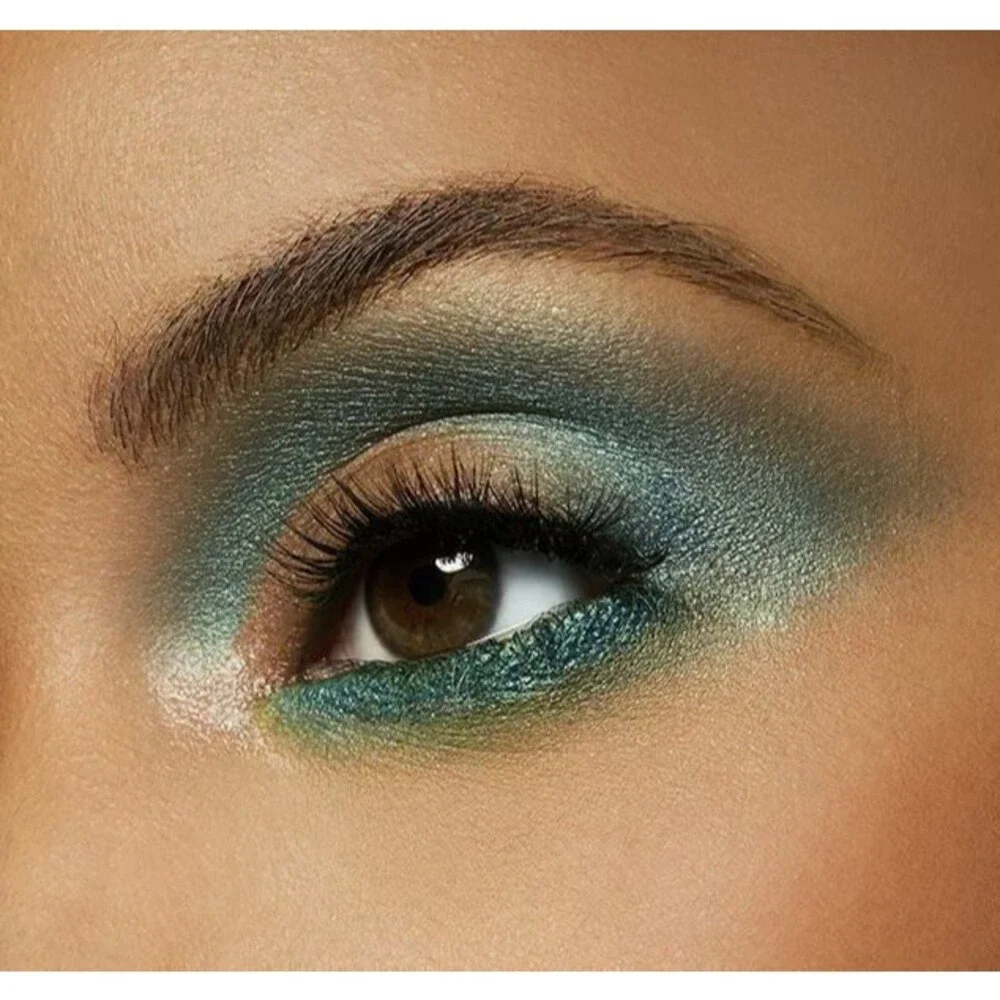 MAC STEAMY Eye Shadow ~ Blue Green Gold Pearl Frost ~ Pro Palette Pan Refill
